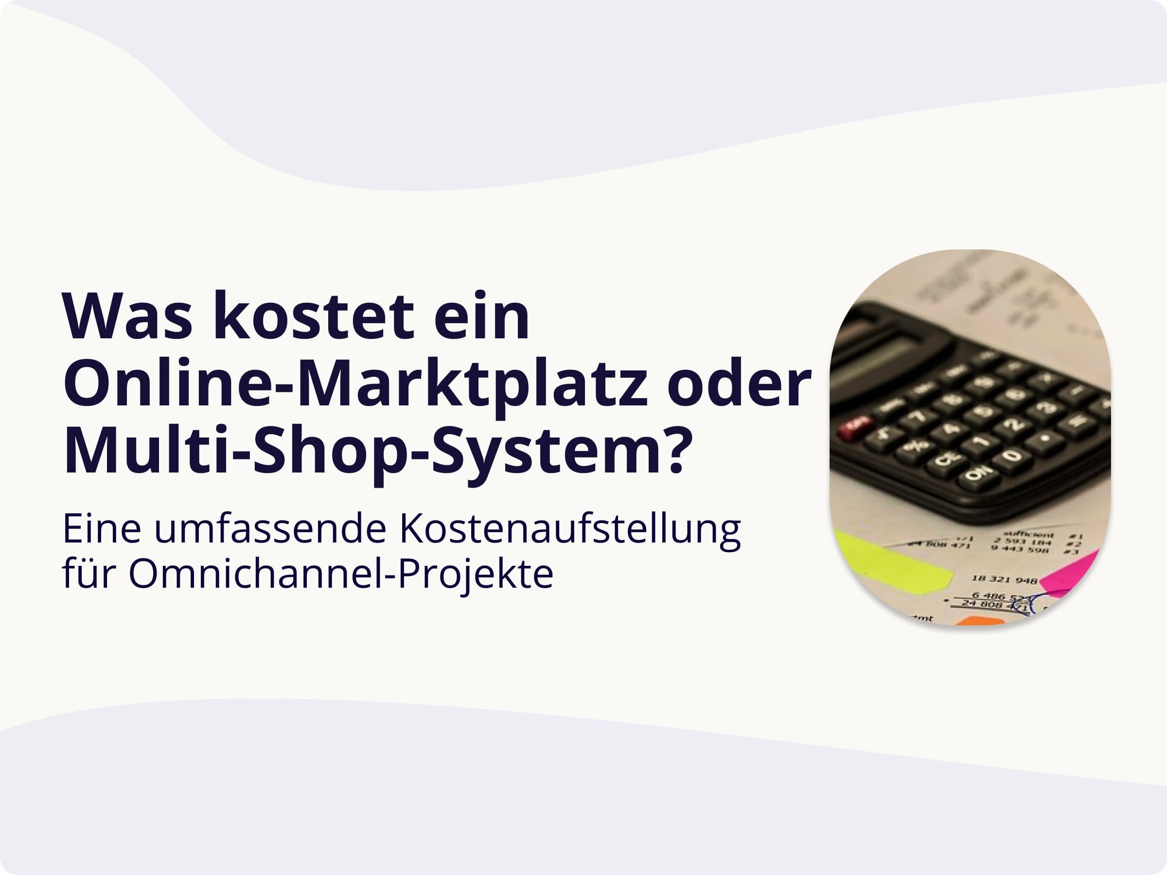 Was kostet ein Online-Marktplatz oder Multi-Shop-System?